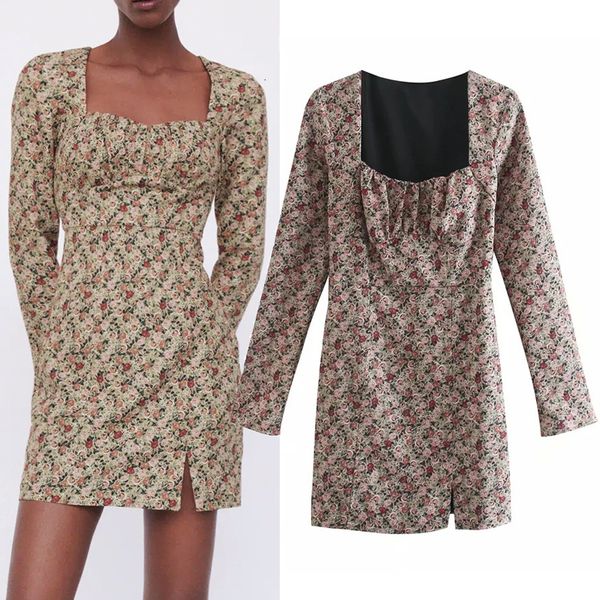 new vintage 2021 floral print mini women square neck long sleeve chest pleated dresses ladies hem front slit elegant dress v8nr eolv, Black;gray
new vintage 2021 floral print mini women square neck long sleeve chest pleated dresses ladies hem front slit elegant dress v8nr eolv, Black;gray