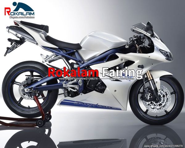 customize fairings for triumph daytona675 09 10 11 12 cowling set daytona 675 2009-2012 white sportbike fairing (injection molding)
customize fairings for triumph daytona675 09 10 11 12 cowling set daytona 675 2009-2012 white sportbike fairing (injection molding)
