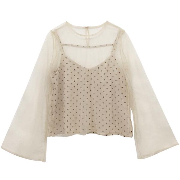 women's blouses & shirts long sleeve v neck chiffon blouse women korean style polyester shirt trumpet vetemznt femme clothing ef50cb, White
women's blouses & shirts long sleeve v neck chiffon blouse women korean style polyester shirt trumpet vetemznt femme clothing ef50cb, White