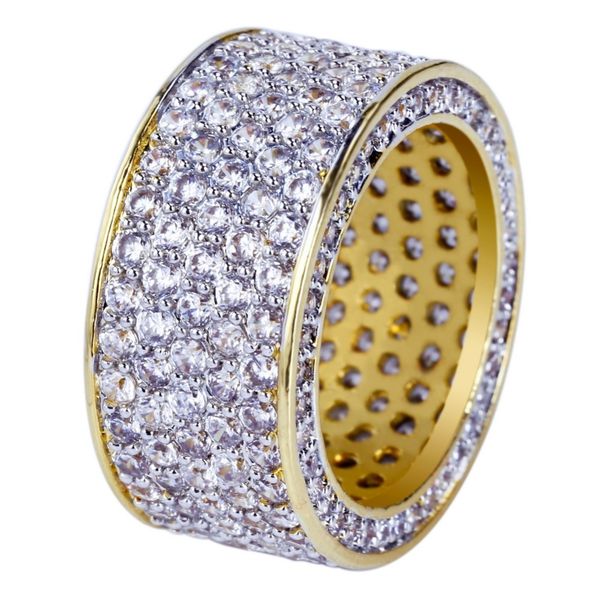 new fashion gold color plated micro pave cubic zircon round ring full iced out bling hip hop rock jewelry for male, Silver
new fashion gold color plated micro pave cubic zircon round ring full iced out bling hip hop rock jewelry for male, Silver