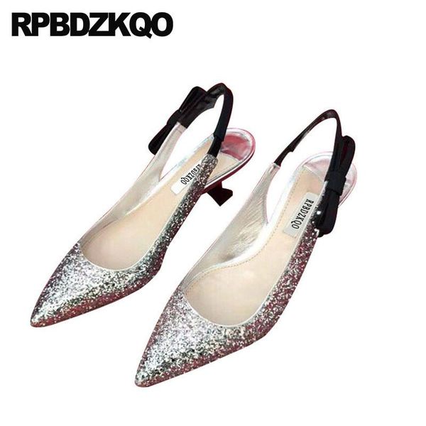 dress shoes wedding glitter bride gold bridal evening silver summer pointed toe medium heels women kitten sandals slingback size 4 34, Black
dress shoes wedding glitter bride gold bridal evening silver summer pointed toe medium heels women kitten sandals slingback size 4 34, Black