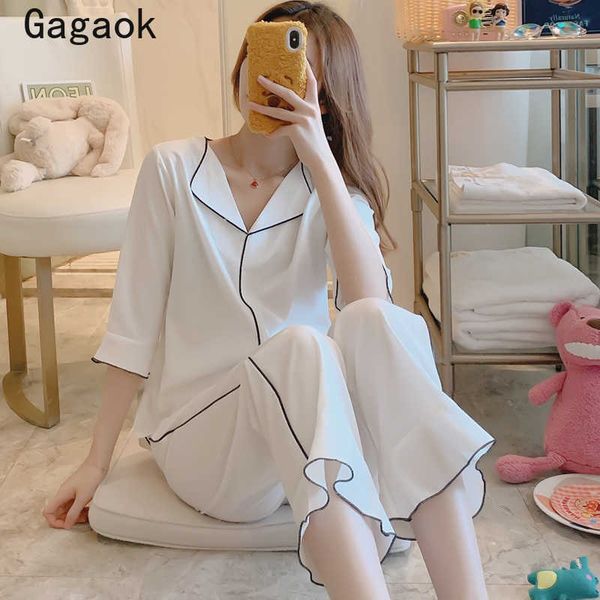 women sleep spring autumn turn-down collar solid full loose casual simple wild female fashion 210531, Black;red
women sleep spring autumn turn-down collar solid full loose casual simple wild female fashion 210531, Black;red