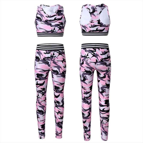 kids girls tracksuit outfit camouflage printed tanks bra crop with leggings pants for stage performance workout, White
kids girls tracksuit outfit camouflage printed tanks bra crop with leggings pants for stage performance workout, White