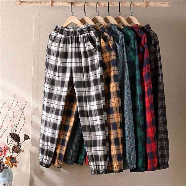 spring summer trousers casual loose women pants oversize elastic waist vintage ankle length womens plaid, Black;white
spring summer trousers casual loose women pants oversize elastic waist vintage ankle length womens plaid, Black;white
