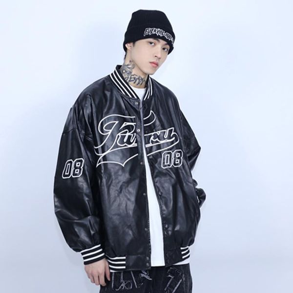 men's jackets men autumn lettters pu leather bomber jacket baseball coats high street hip hop punk outwear streetwear, Black;brown
men's jackets men autumn lettters pu leather bomber jacket baseball coats high street hip hop punk outwear streetwear, Black;brown