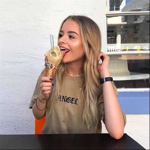 100% cotton summer harajuku angel print oversized t shirts women short sleeve o neck loose female casual tees shirts, White
100% cotton summer harajuku angel print oversized t shirts women short sleeve o neck loose female casual tees shirts, White