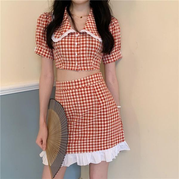 summer 2021 new style lean sweet cute lapel short female shirt fashion baddie outfits instagram suit 6n98, Gray
summer 2021 new style lean sweet cute lapel short female shirt fashion baddie outfits instagram suit 6n98, Gray