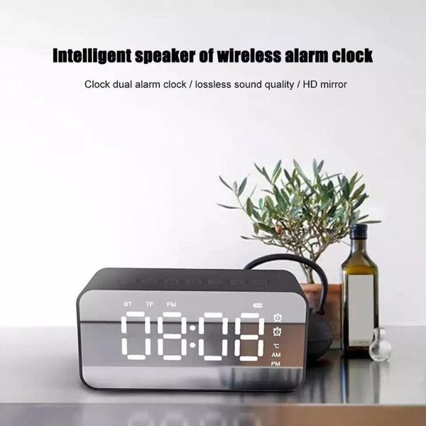 other clocks & accessories multifunction mirror lcd display alarm clock wireless speaker music player electronic digital table with dual mod
other clocks & accessories multifunction mirror lcd display alarm clock wireless speaker music player electronic digital table with dual mod