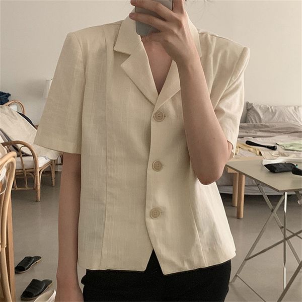 women's suits & blazers hzirip minimalist loose brief solid summer soft short sleeves streetwear all the girly fancy games ol blazers o, White;black
women's suits & blazers hzirip minimalist loose brief solid summer soft short sleeves streetwear all the girly fancy games ol blazers o, White;black
