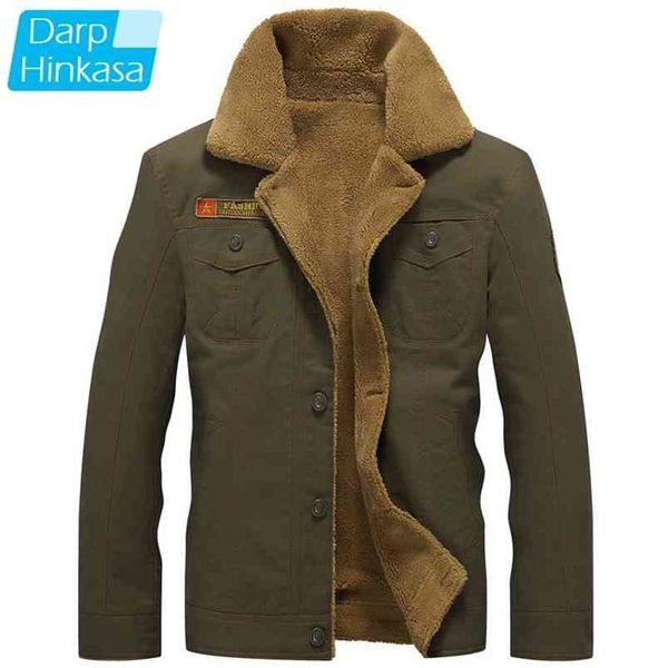 darphinkasa winter bomber jacket men air force pilot jacket warm men fur collar men army tactical fleece parkas jacket coat 210923, Black;brown
darphinkasa winter bomber jacket men air force pilot jacket warm men fur collar men army tactical fleece parkas jacket coat 210923, Black;brown