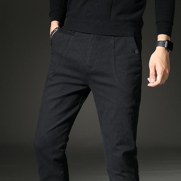 men's pants 2021 spring summer autumn gray slim casual cotton fashion elasticity solid color male brand trousers,621, Black
men's pants 2021 spring summer autumn gray slim casual cotton fashion elasticity solid color male brand trousers,621, Black