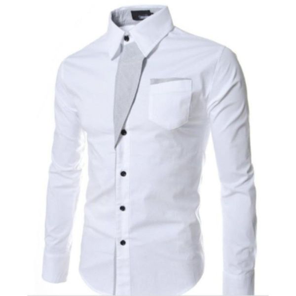 men casual shirts plus size 3xl spring autumn slim long sleeve shirt fashion male white mens clothing, White;black
men casual shirts plus size 3xl spring autumn slim long sleeve shirt fashion male white mens clothing, White;black