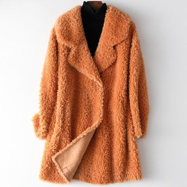 women's wool & blends 100% coat middle length turn-down collar drop-shoulder women warm winter overcoats slim cashmere orange office la, Black
women's wool & blends 100% coat middle length turn-down collar drop-shoulder women warm winter overcoats slim cashmere orange office la, Black