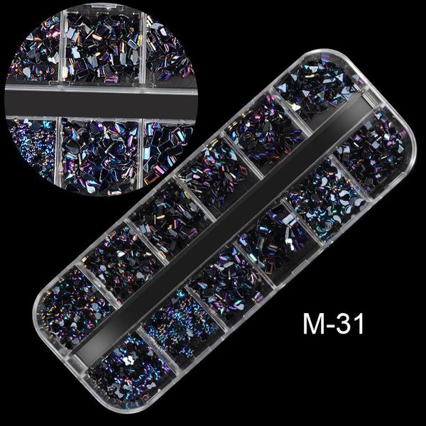 nail art decorations 1box black crystal rhinestones for manicure irregular micro bead diy charms accessories, Silver;gold
nail art decorations 1box black crystal rhinestones for manicure irregular micro bead diy charms accessories, Silver;gold