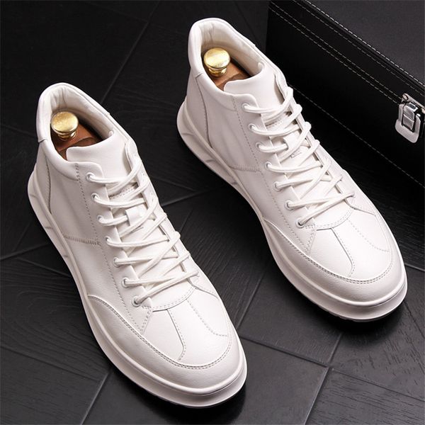 classic white fashion men's casual shoes breathable leather school sneakers outside walking non-slip tennis loafers x79, Black
classic white fashion men's casual shoes breathable leather school sneakers outside walking non-slip tennis loafers x79, Black