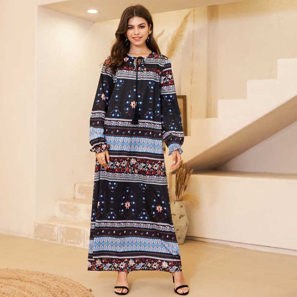 casual dresses summer style women's clothing fashion celebrity vacation long loose sleeve round neck printing a-line 1uxh, Black;gray
casual dresses summer style women's clothing fashion celebrity vacation long loose sleeve round neck printing a-line 1uxh, Black;gray