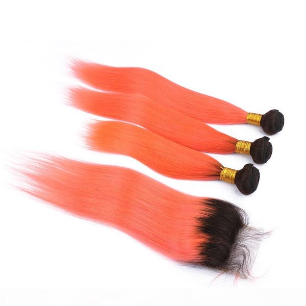 brazilian ombre orange human hair weaves silky straight with closure 4pcs lot #1b orange ombre 4x4 lace front closure with weave bundles, Black
brazilian ombre orange human hair weaves silky straight with closure 4pcs lot #1b orange ombre 4x4 lace front closure with weave bundles, Black