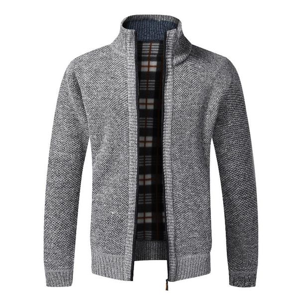 men's jackets 2021 herfst winter nieuwe heren jas slim fit stand kraag rits mannen effen katoen dikke warme trui, Black;brown
men's jackets 2021 herfst winter nieuwe heren jas slim fit stand kraag rits mannen effen katoen dikke warme trui, Black;brown