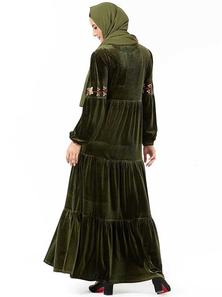 abayas dubai velvet for women muslim abaya scarf turkish dresses djellaba islamic clothing arabic caftan marocain k py1d, Black;gray
abayas dubai velvet for women muslim abaya scarf turkish dresses djellaba islamic clothing arabic caftan marocain k py1d, Black;gray