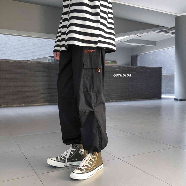 men's pants autumn leisure casual loose fashion trend haren black/grey pocket decoration trousers plus size m-2xl ftry
men's pants autumn leisure casual loose fashion trend haren black/grey pocket decoration trousers plus size m-2xl ftry