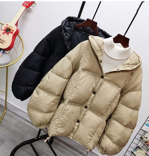 women's down & parkas women jacket 2021 bat sleeved outwear korean style coat with hooded winter jackets fashion, Black
women's down & parkas women jacket 2021 bat sleeved outwear korean style coat with hooded winter jackets fashion, Black