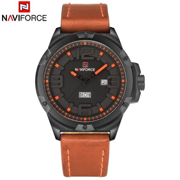 wristwatches naviforce brand mens men waterproof sport watches leather analog quartz-watch auto-date clock relogio masculino, Slivery;brown
wristwatches naviforce brand mens men waterproof sport watches leather analog quartz-watch auto-date clock relogio masculino, Slivery;brown