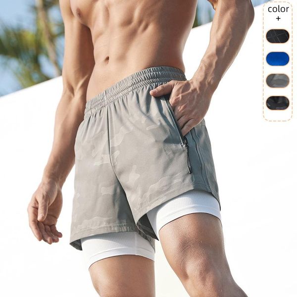 running shorts double-layer fake two-piece sports men's outdoor fitness marathon casual quick-drying and breathable gym, Black;blue
running shorts double-layer fake two-piece sports men's outdoor fitness marathon casual quick-drying and breathable gym, Black;blue
