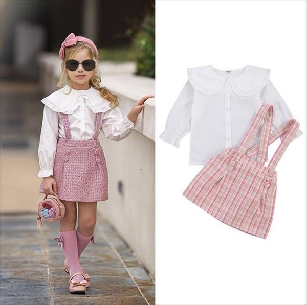 toddler kids baby girl ruffle shirt strap skirts pageant party outfits 2pcs clothes autumn spring girls clothing outwear, White
toddler kids baby girl ruffle shirt strap skirts pageant party outfits 2pcs clothes autumn spring girls clothing outwear, White
