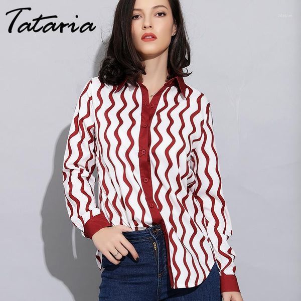 women's blouses & shirts tataria striped womens and 2021 plus size 5xl chiffon office blouse long sleeves slim fashion shirt summer, White
women's blouses & shirts tataria striped womens and 2021 plus size 5xl chiffon office blouse long sleeves slim fashion shirt summer, White