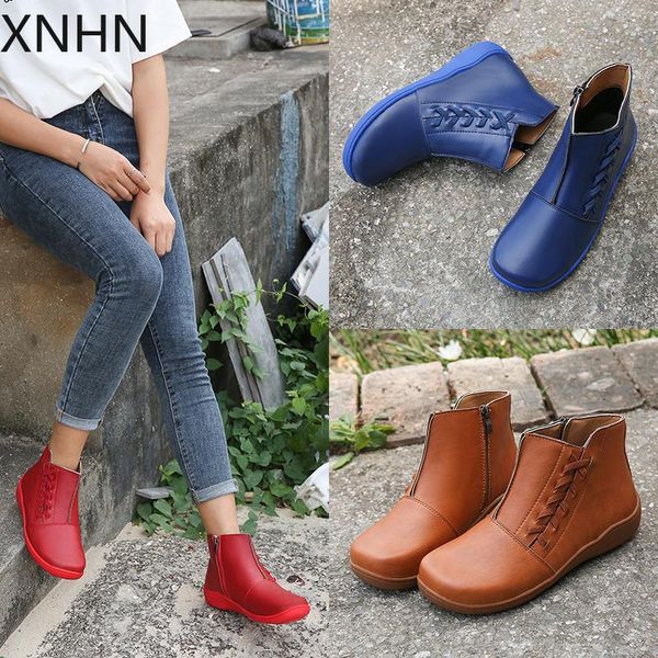 boots ankle for women solid flat zipper pu winter shoes fashion cowboy, Black
boots ankle for women solid flat zipper pu winter shoes fashion cowboy, Black