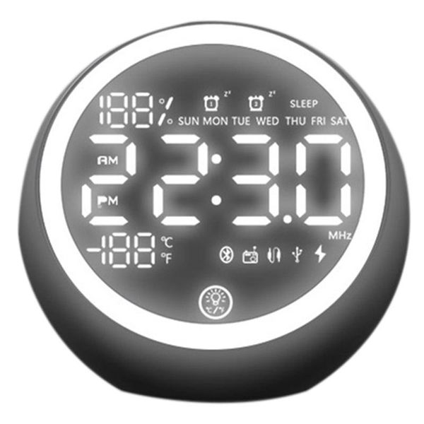 other clocks & accessories x10 bluetooth speaker creative alarm clock night light multifunctional audio with radio
other clocks & accessories x10 bluetooth speaker creative alarm clock night light multifunctional audio with radio