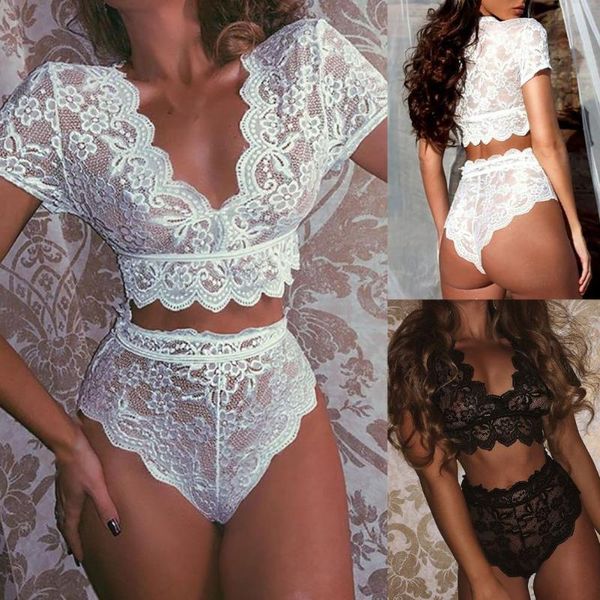 women's tracksuits 2pcs women bra panty underwear set lace floral v-neck short-sleeves crop + high- waist briefs female suit 2021, Gray
women's tracksuits 2pcs women bra panty underwear set lace floral v-neck short-sleeves crop + high- waist briefs female suit 2021, Gray