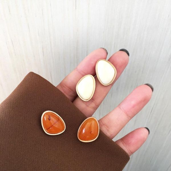stud 8seasons fashion acrylic ear post earrings brown/beige irregular women wedding party club jewelry 21mm x 15mm, 1 pair, Golden;silver
stud 8seasons fashion acrylic ear post earrings brown/beige irregular women wedding party club jewelry 21mm x 15mm, 1 pair, Golden;silver