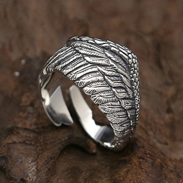 opening eagle wings personalized ring 925 sterling silver for men or women wedding ring fashion fine jewelry
opening eagle wings personalized ring 925 sterling silver for men or women wedding ring fashion fine jewelry