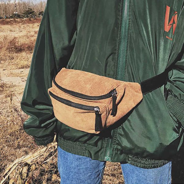 corduroy waist bag designer zipper chest bag sport travel fanny pack girl waist belt bags fashion phone waist pack for women 210719
corduroy waist bag designer zipper chest bag sport travel fanny pack girl waist belt bags fashion phone waist pack for women 210719