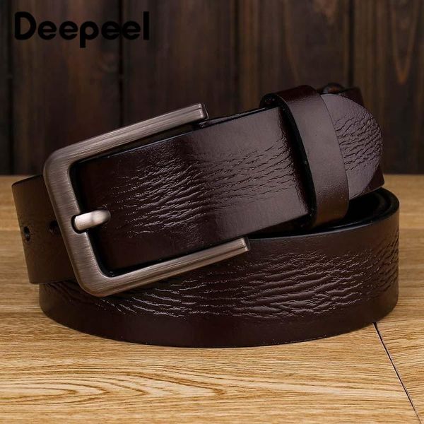 belts deepeel 3.7*110-130cm retro leather embossed men's belt pin buckle for business men youth casual jeans decor yk618, Black;brown
belts deepeel 3.7*110-130cm retro leather embossed men's belt pin buckle for business men youth casual jeans decor yk618, Black;brown