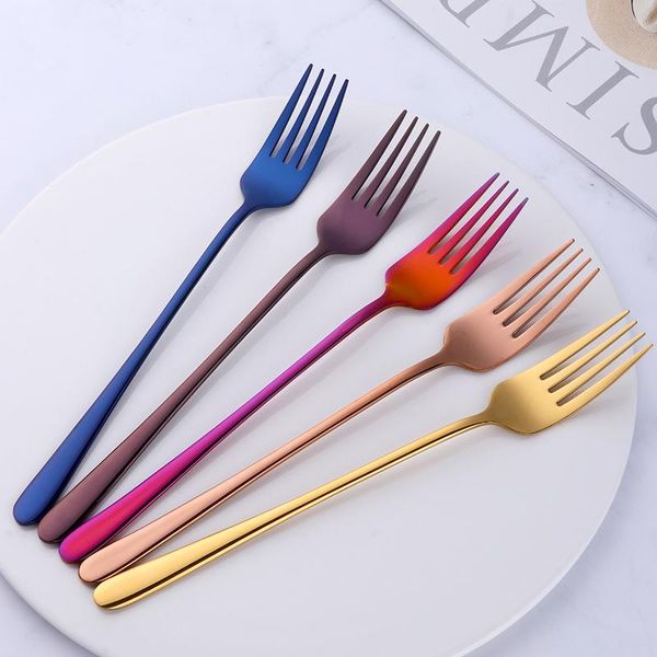 2 pcs stainless steel dinner fork korea dessert long handle salad fork gold forks l party kichen tableware
2 pcs stainless steel dinner fork korea dessert long handle salad fork gold forks l party kichen tableware