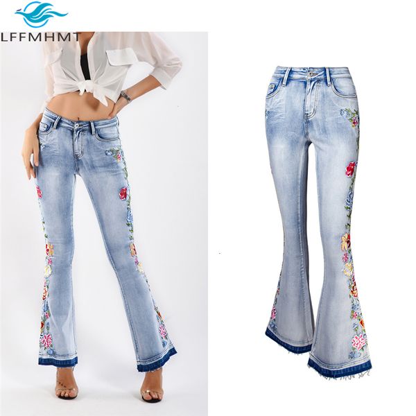 2021 new flare women european america style 3d embroidery spring fall large size denim pant female empire waist skinny trouser 3t76, Blue
2021 new flare women european america style 3d embroidery spring fall large size denim pant female empire waist skinny trouser 3t76, Blue