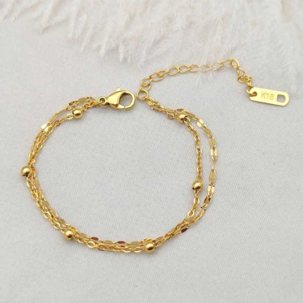 link, chain 316l stainless steel simple double layer round beads lip bracelets for women fashion trend fine jewelry gift sab563, Black
link, chain 316l stainless steel simple double layer round beads lip bracelets for women fashion trend fine jewelry gift sab563, Black