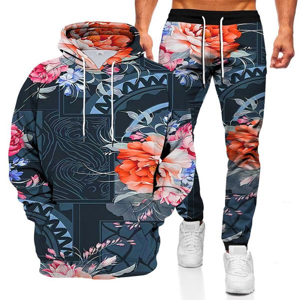 men's tracksuits 2021 black cool hooded sweatshirt and pants two-piece digital printing 3d pattern hoodie pullover sportswear suit, Gray
men's tracksuits 2021 black cool hooded sweatshirt and pants two-piece digital printing 3d pattern hoodie pullover sportswear suit, Gray