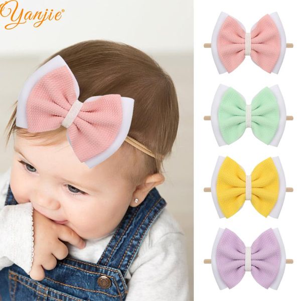 hair accessories 1pc fashion 6'' puff bows nylon headband for girls born baby cute soft elastic band kids, Slivery;white
hair accessories 1pc fashion 6'' puff bows nylon headband for girls born baby cute soft elastic band kids, Slivery;white