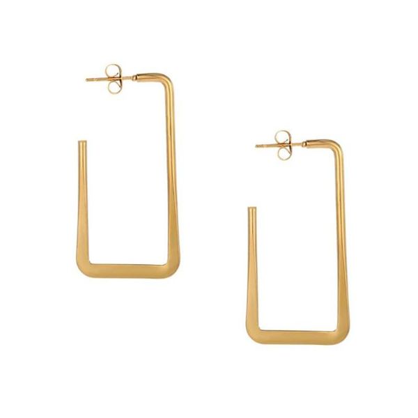 hoop & huggie stainless steel africa gold loop earrings women fashion brand square geometry jewellery gift for him, Golden;silver
hoop & huggie stainless steel africa gold loop earrings women fashion brand square geometry jewellery gift for him, Golden;silver