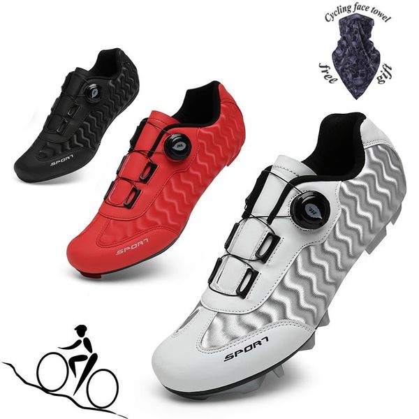 cycling footwear men's reflective corrugated shoes professional road and mountain outdoor self-locking racing, Black
cycling footwear men's reflective corrugated shoes professional road and mountain outdoor self-locking racing, Black