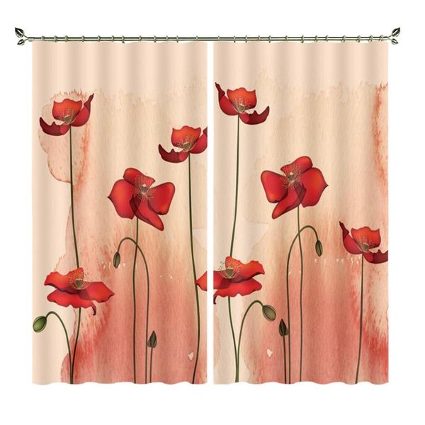 curtain & drapes pink background red flower black silk material personalized theme picture customization for living room
curtain & drapes pink background red flower black silk material personalized theme picture customization for living room