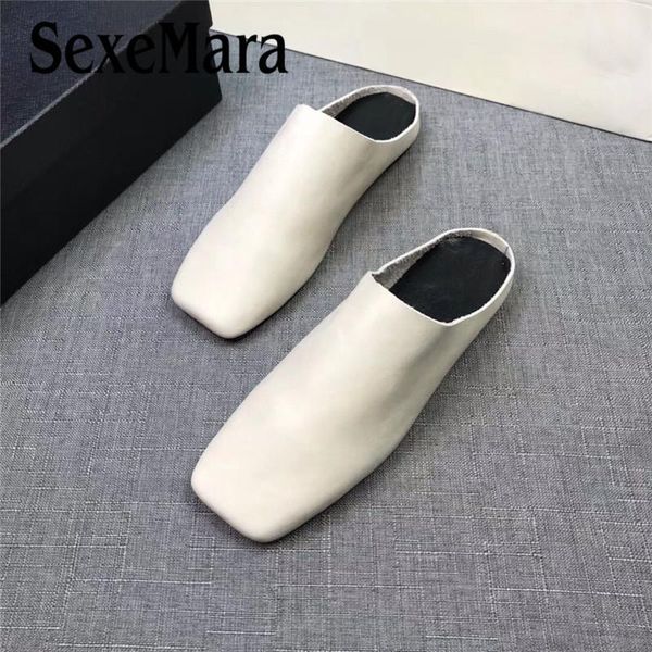 slippers sexemara fashion luxury flats genuine leather sandals casual women soft cowhide flip flops woman flat shoes, Black
slippers sexemara fashion luxury flats genuine leather sandals casual women soft cowhide flip flops woman flat shoes, Black