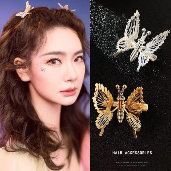 hair clips & barrettes korean bangs clip will move simulation butterfly hairpin for women girl headdress rhinestone duckbill hold accessorie, Golden;silver
hair clips & barrettes korean bangs clip will move simulation butterfly hairpin for women girl headdress rhinestone duckbill hold accessorie, Golden;silver