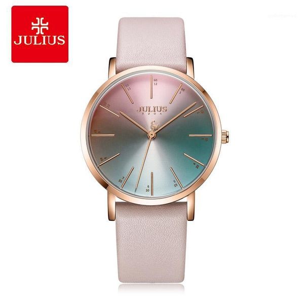 wristwatches rainbow color julius women's watch japan quartz lady classic hours fashion clock real leather bracelet girl's birthda, Slivery;brown
wristwatches rainbow color julius women's watch japan quartz lady classic hours fashion clock real leather bracelet girl's birthda, Slivery;brown
