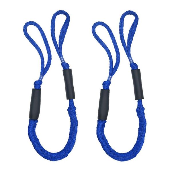 2pcs 4-5ft boating tugging absorbs stretch mooring rope ties outdoor bungee dock line boats kayak universal water sports
2pcs 4-5ft boating tugging absorbs stretch mooring rope ties outdoor bungee dock line boats kayak universal water sports