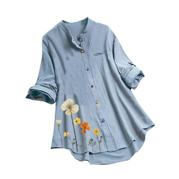 women's t-shirt 5xl women white blouses spring autumn pleated floral print long sleeve casual lady chic button office loose shirt plus
women's t-shirt 5xl women white blouses spring autumn pleated floral print long sleeve casual lady chic button office loose shirt plus