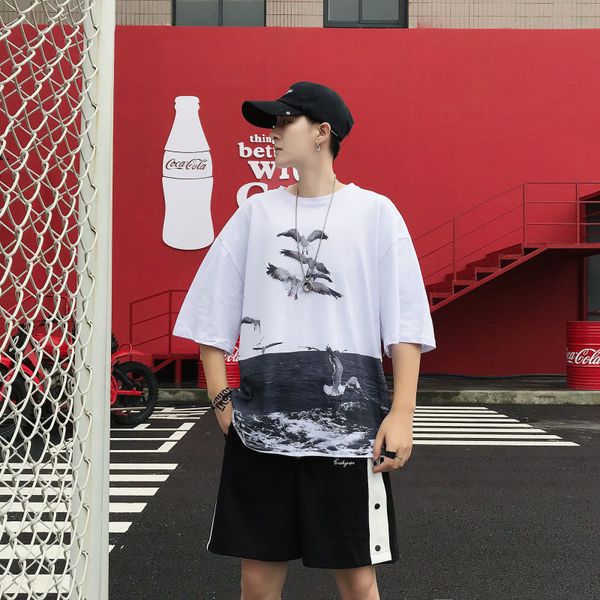 2021 new summer beach tshirt streetwear male japanese cool tie dyed men high street oversize half sleeve t shirt funny t4uj, Black
2021 new summer beach tshirt streetwear male japanese cool tie dyed men high street oversize half sleeve t shirt funny t4uj, Black